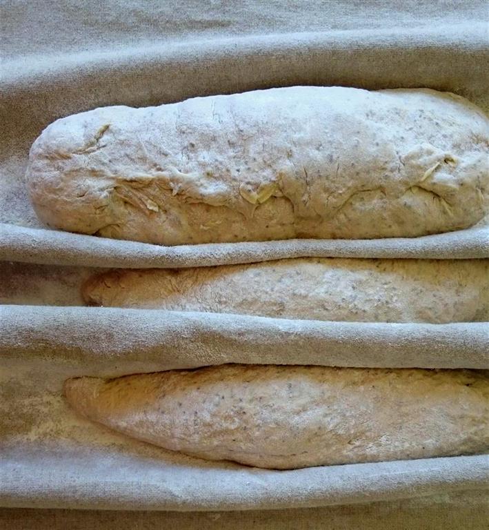 Käsebrot mit Chia-Samen